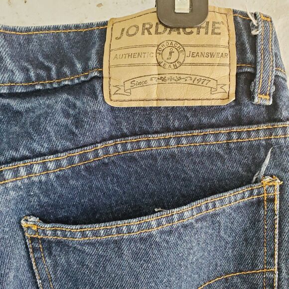 VTG JORDACHE WOMENS WIDE LEG JEANS Retro Denim Long Jeans Tall SZ 13/14 - Picture 13 of 13